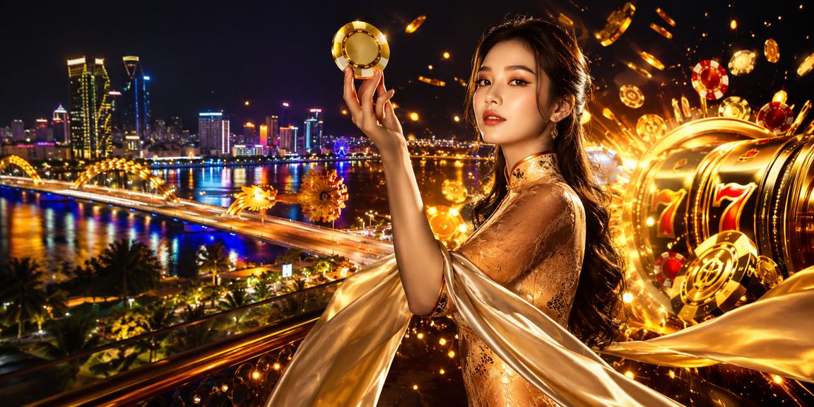 Người chơi slot game mặc áo dài truyền thống Việt Nam tại Đà Nẵng